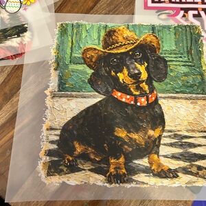 Black and Tan Dachshund Dog Bandana Collar - Cute Pet Accessory